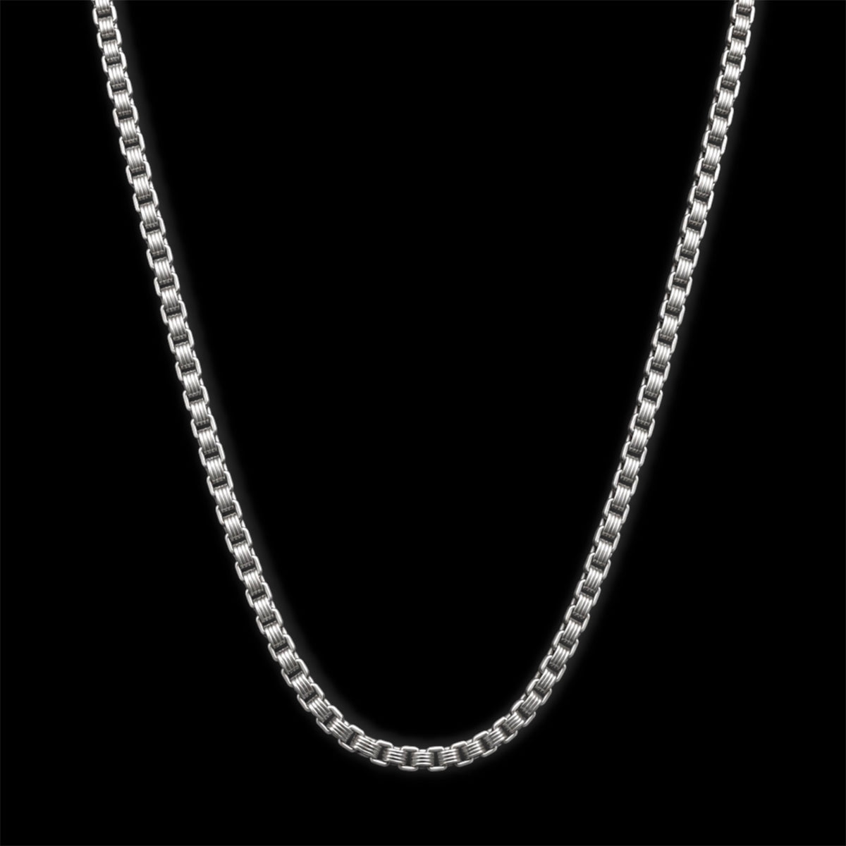 4MM CAGED CUBE CHAIN