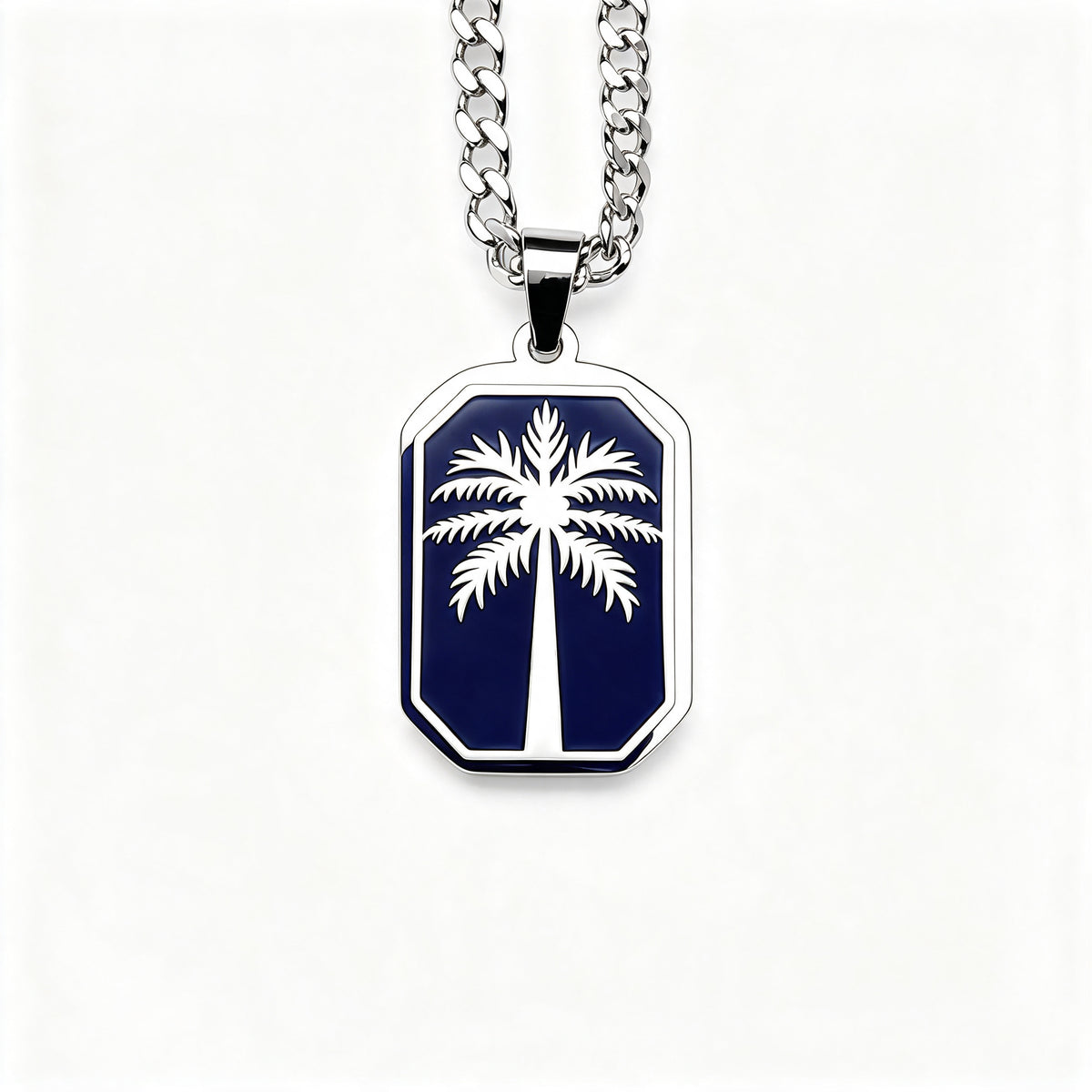 PALM TREE PENDANT (SILVER)
