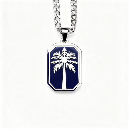 PALM TREE PENDANT (SILVER)